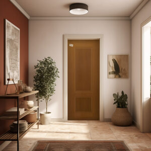 Midnight Oak Door
